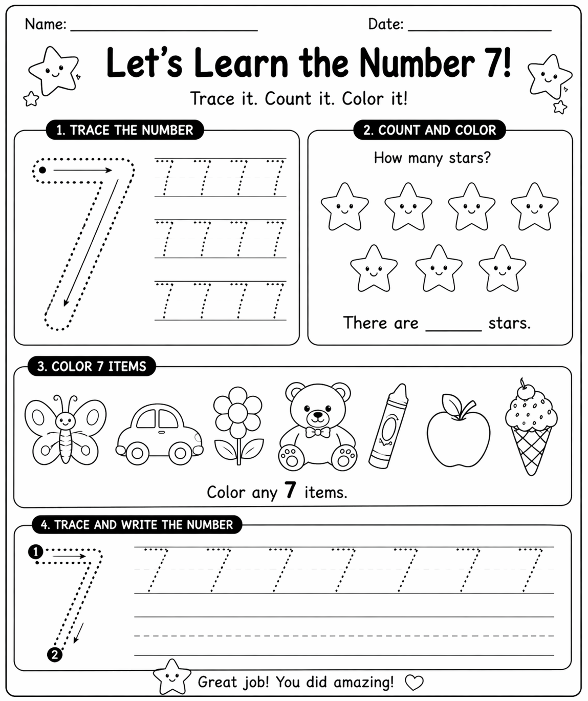 Numbers 1-10