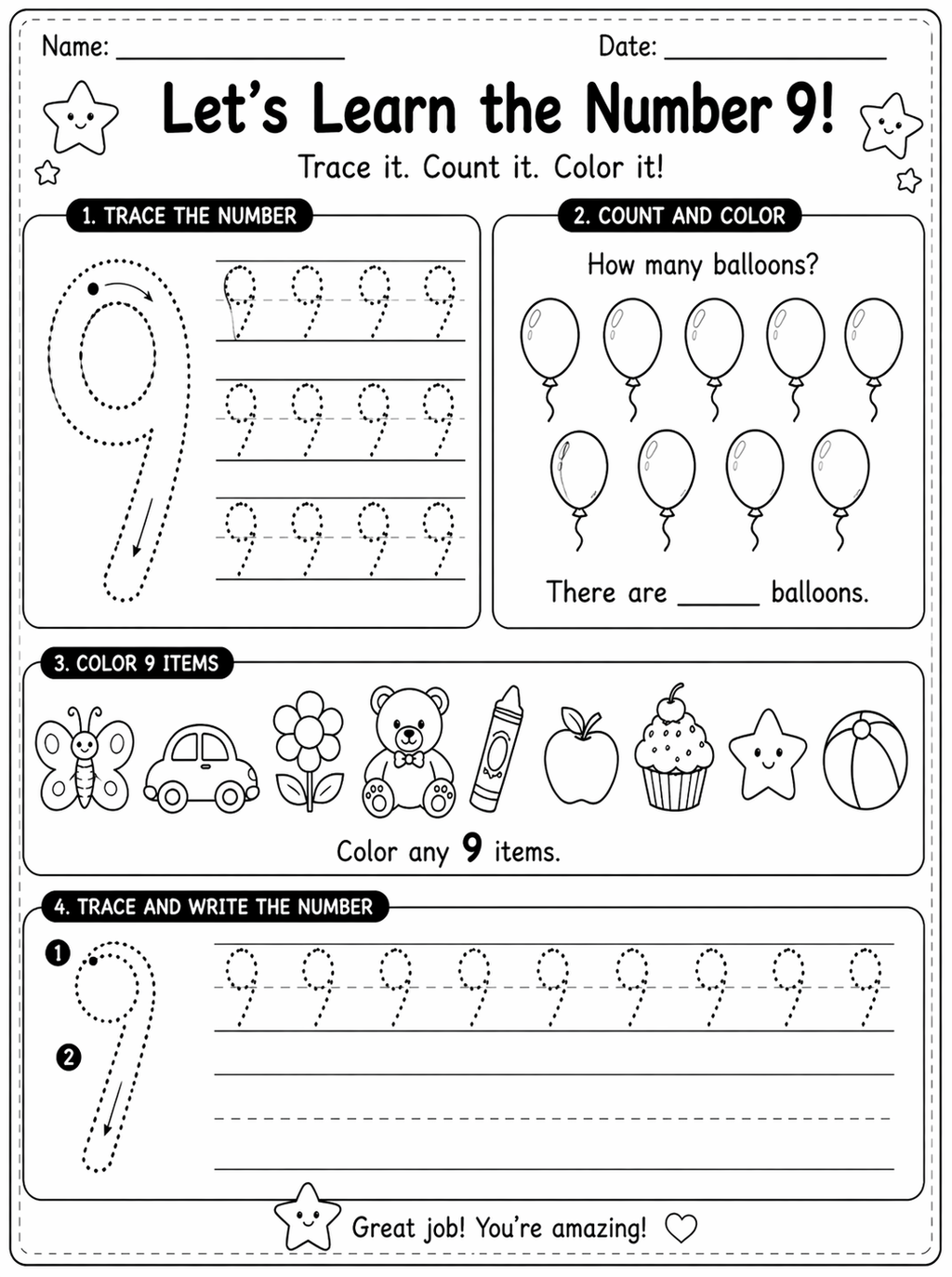 Numbers 1-10