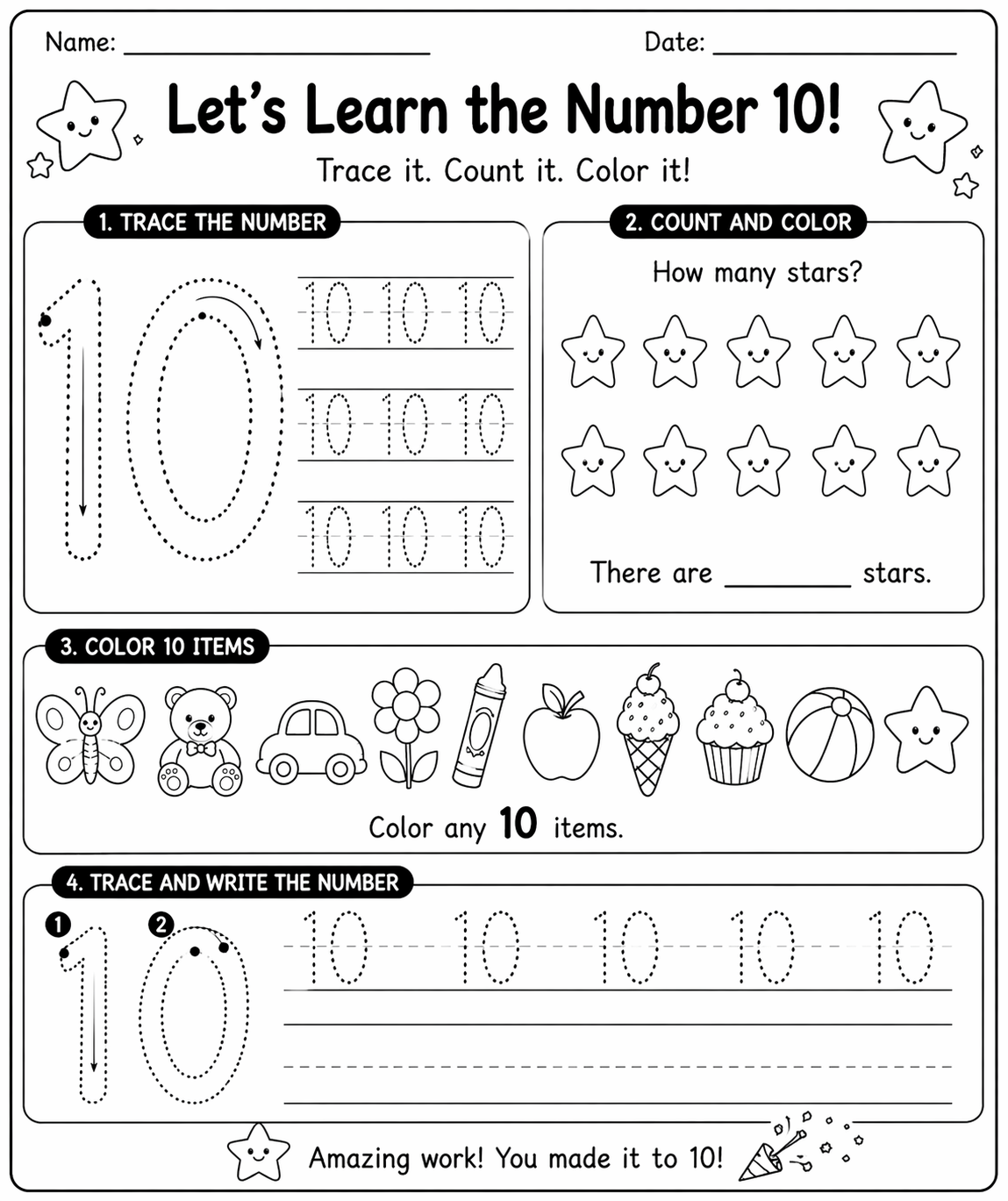 Numbers 1-10